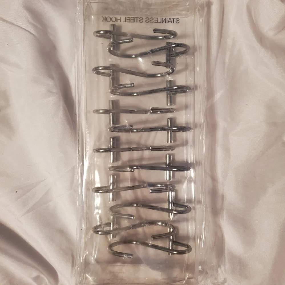 5 for $25 | NWOT Stainless Steel Shower Hooks